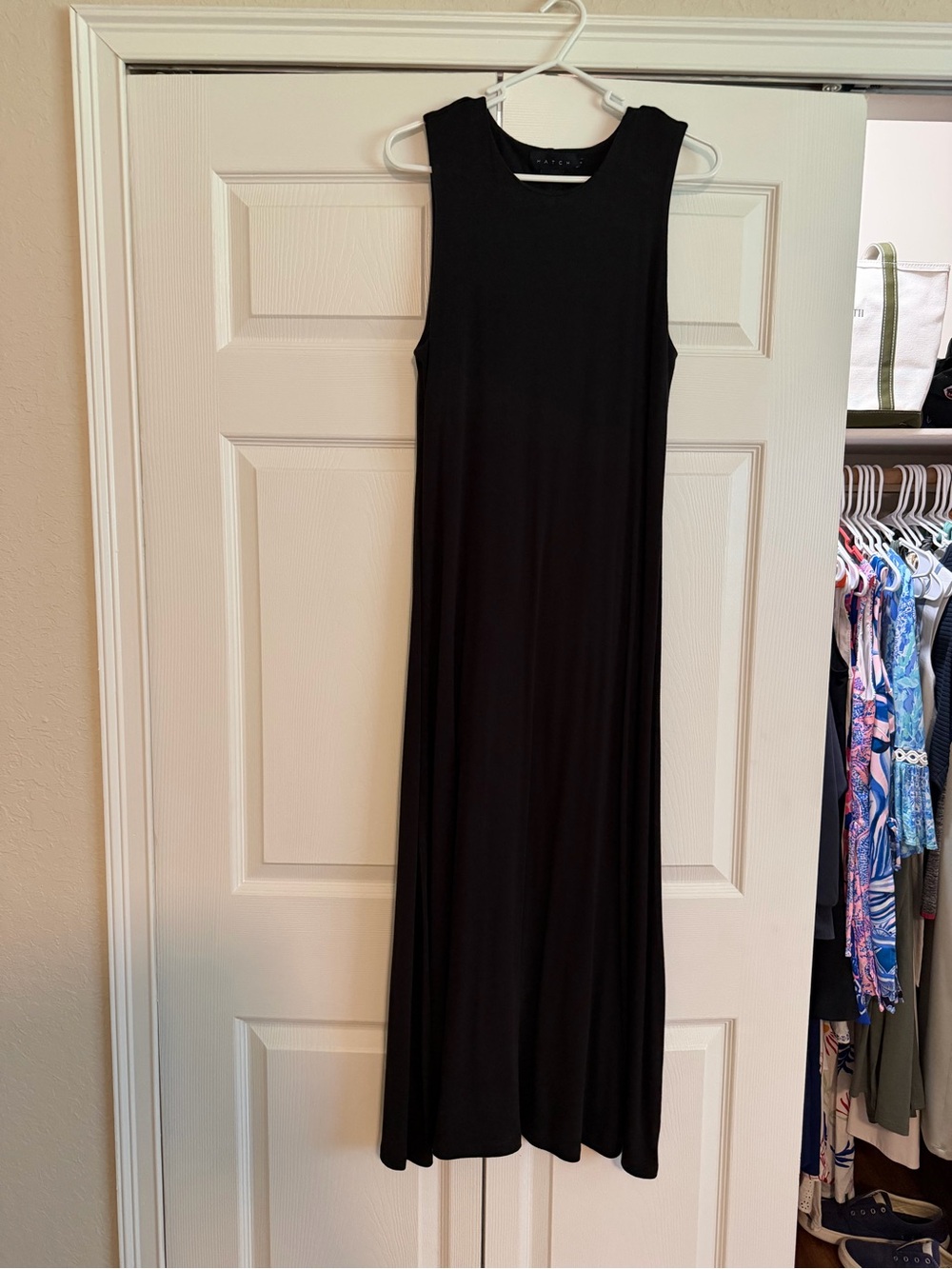 Hatch maternity Black Sleeveless Maxi Dress - Minimalist Luxe